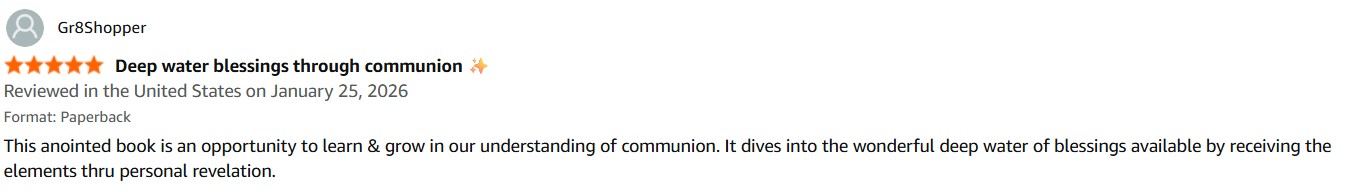 Reader review of Communion